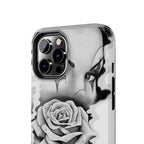 Noir Clown Face with Rose Shockproof Phone Cover - 314 Originals