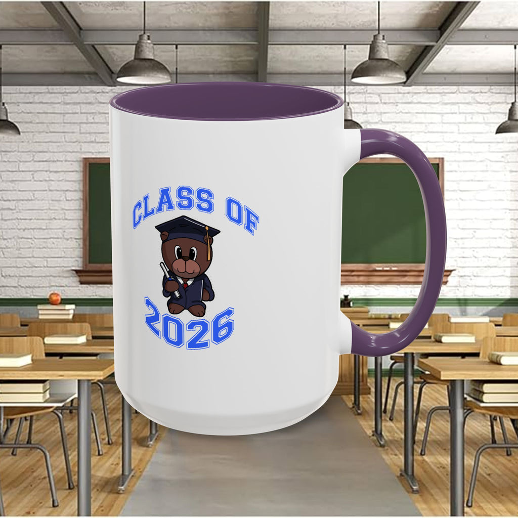 Graduation 2026 Accent Coffee Mug — Class of 2026 Grad Gift