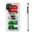 Mexico Pride Tough Phone Case — Mexican Flag Vertical 'PRIDE' Design Printify Phone Case  314 Originals
