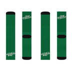 Green Sublimation Socks with '314 Originals' Script — Athletic Crew Socks - 314 Originals
