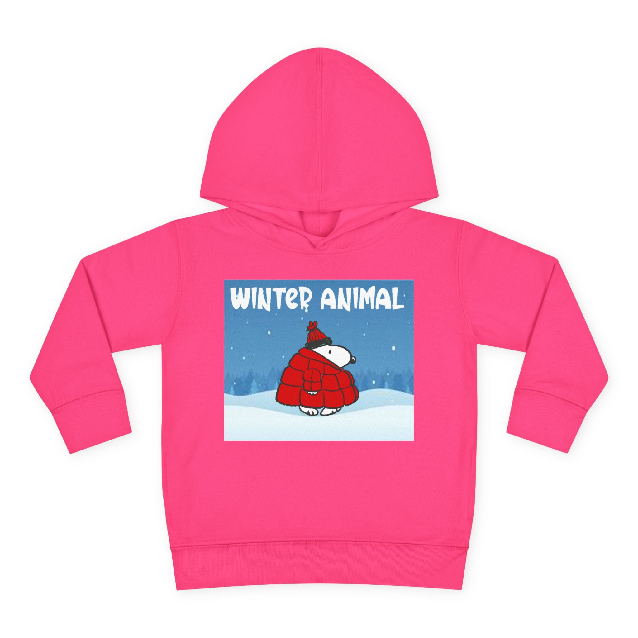 "Winter Animal" Toddler Hoodie Pullover - 314 Originals