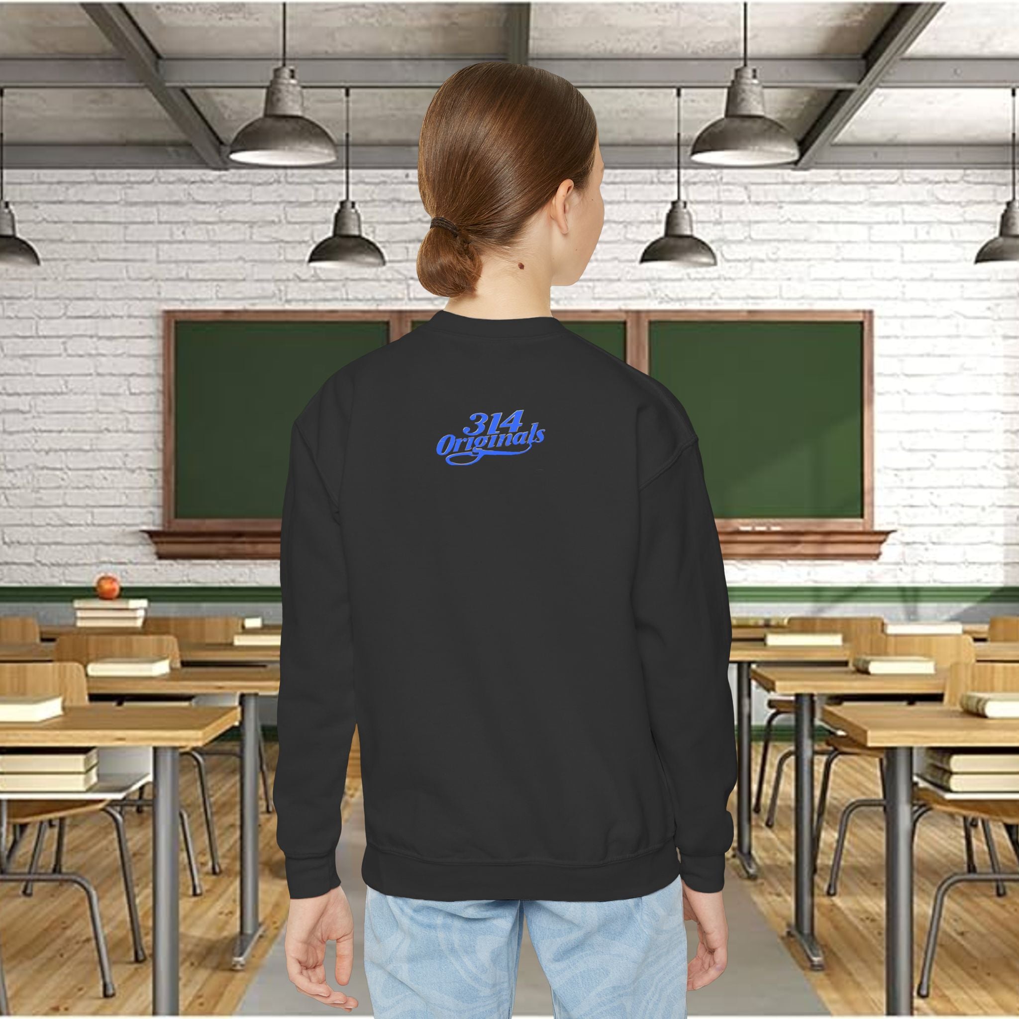 Class of 2026 Youth Crewneck Sweatshirt – Graduation Bear Design