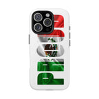 Mexico Pride Tough Phone Case — Mexican Flag Vertical 'PRIDE' Design Printify Phone Case  314 Originals