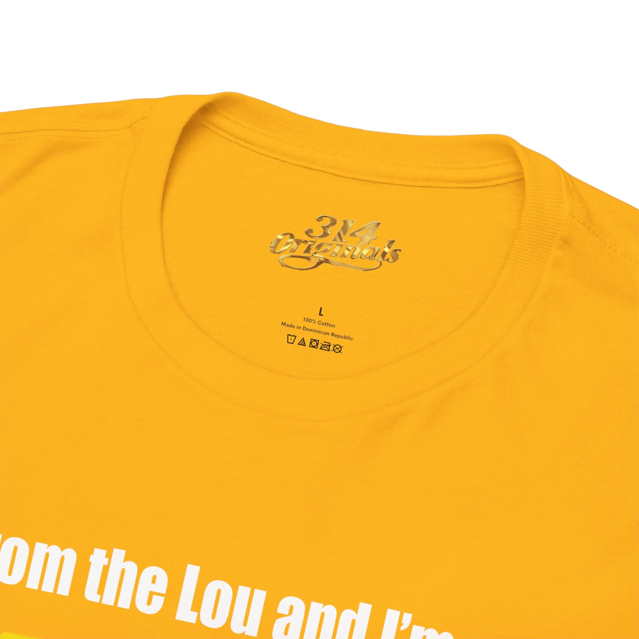 Proud Missouri Flag T-Shirt — "From the Lou and I’m... PROUD" - 314 Originals