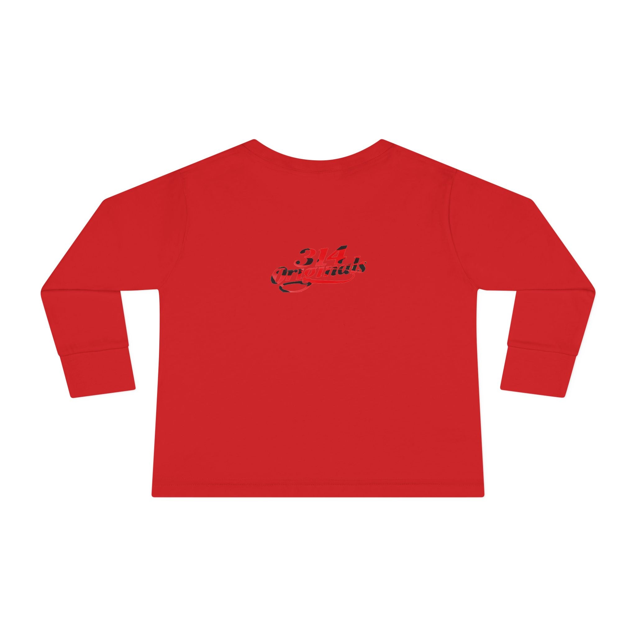 Toddler Long Sleeve Tee — Cute Ladybug Chest Design with “314 Original” Back - 314 Originals