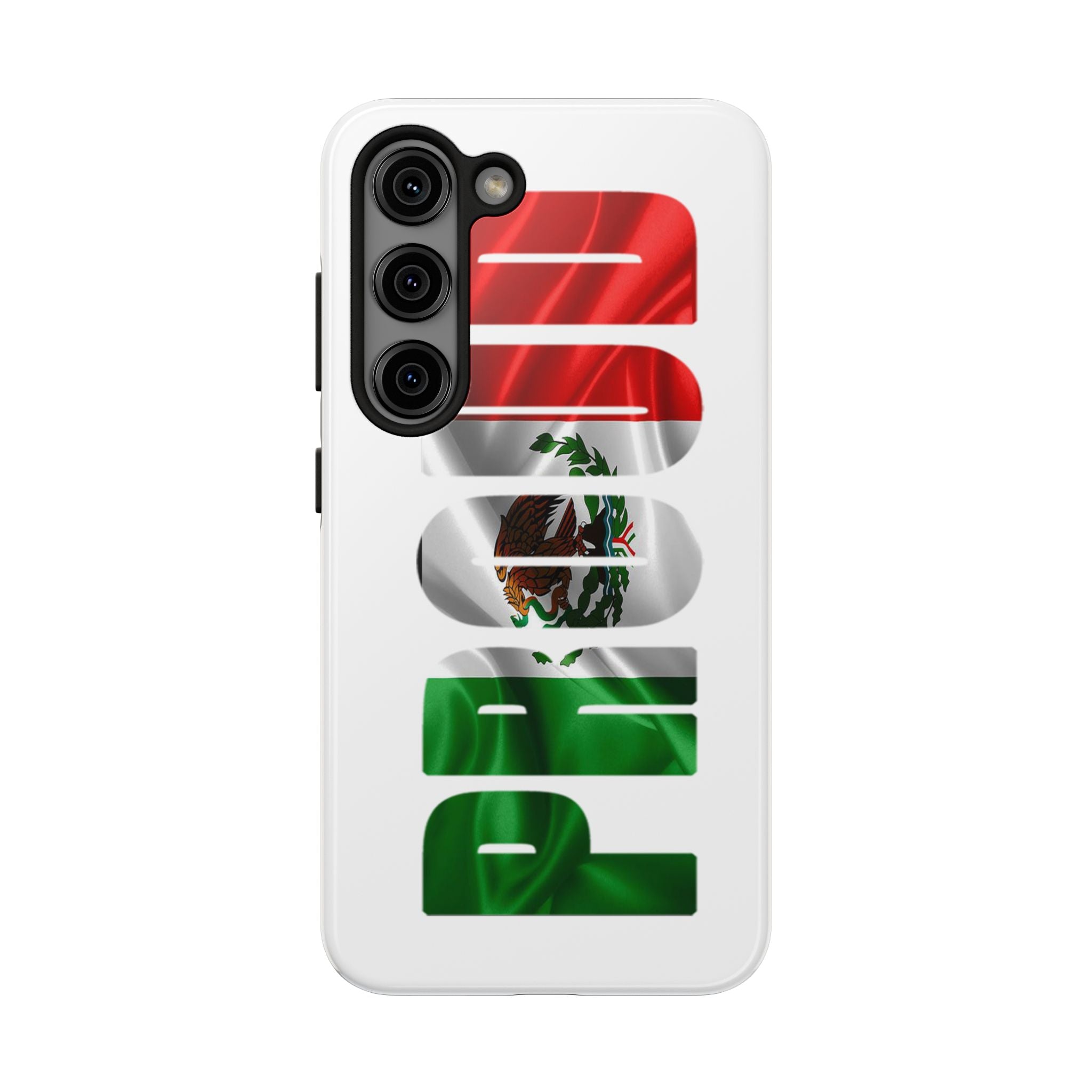 Mexico Pride Tough Phone Case — Mexican Flag Vertical 'PRIDE' Design Printify Phone Case  314 Originals