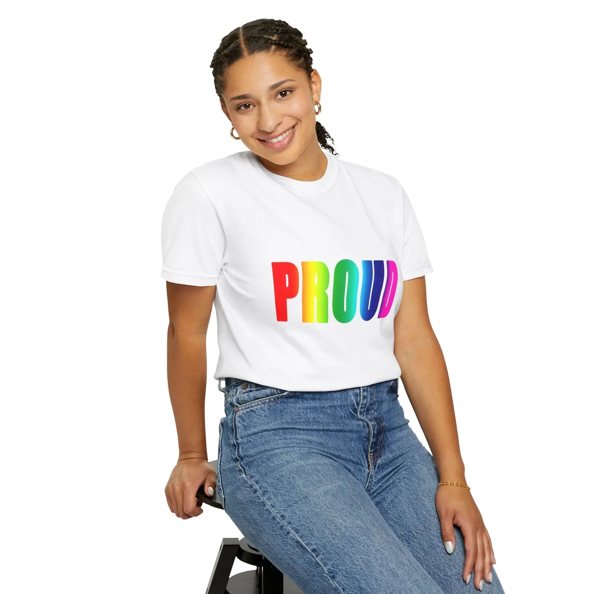 PROUD Garment-Dyed T-shirt Printify