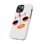 Libra Scales Phone Case — Zodiac Balance Tough Protective Cover Printify Phone Case  314 Originals