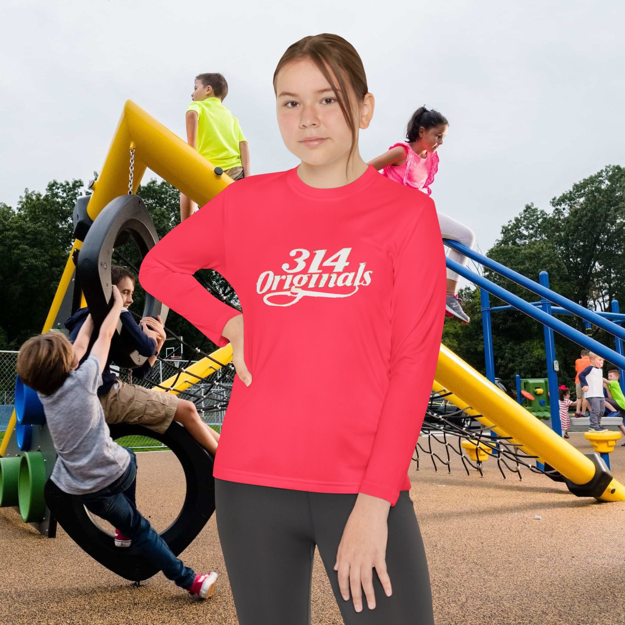 Youth Long Sleeve Tee — "314 Originals" Graphic