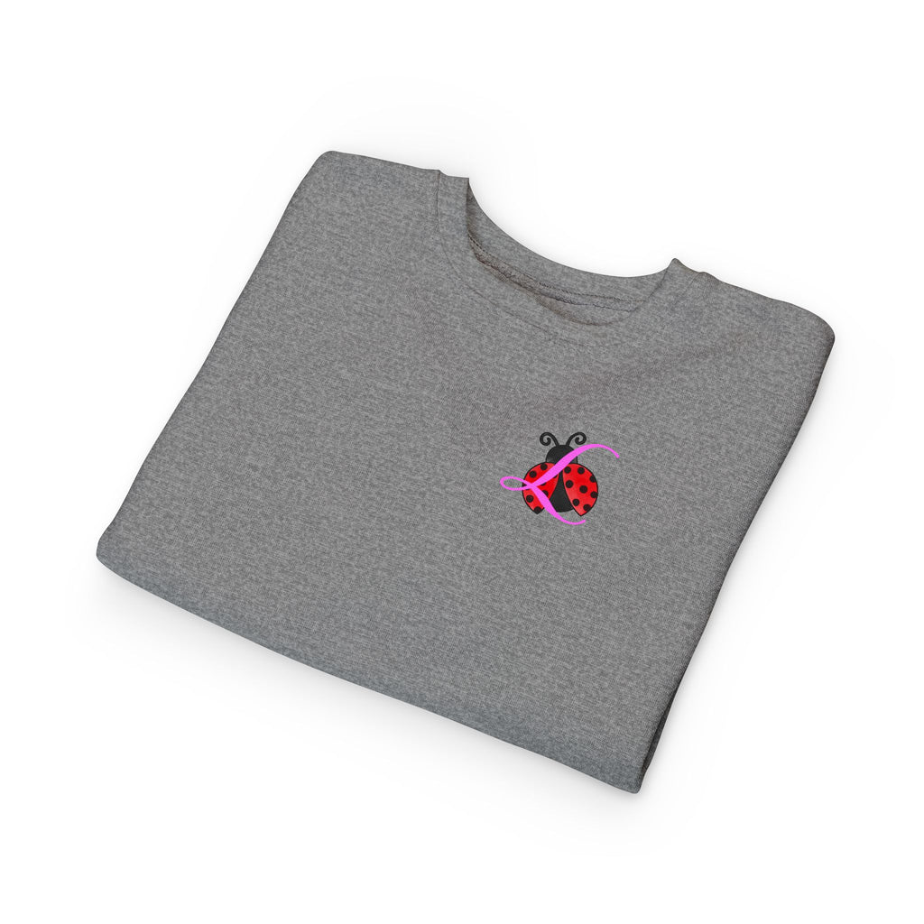 Toddler Sweatshirt — Cute Ladybug Graphic Crewneck for Kids - 314 Originals