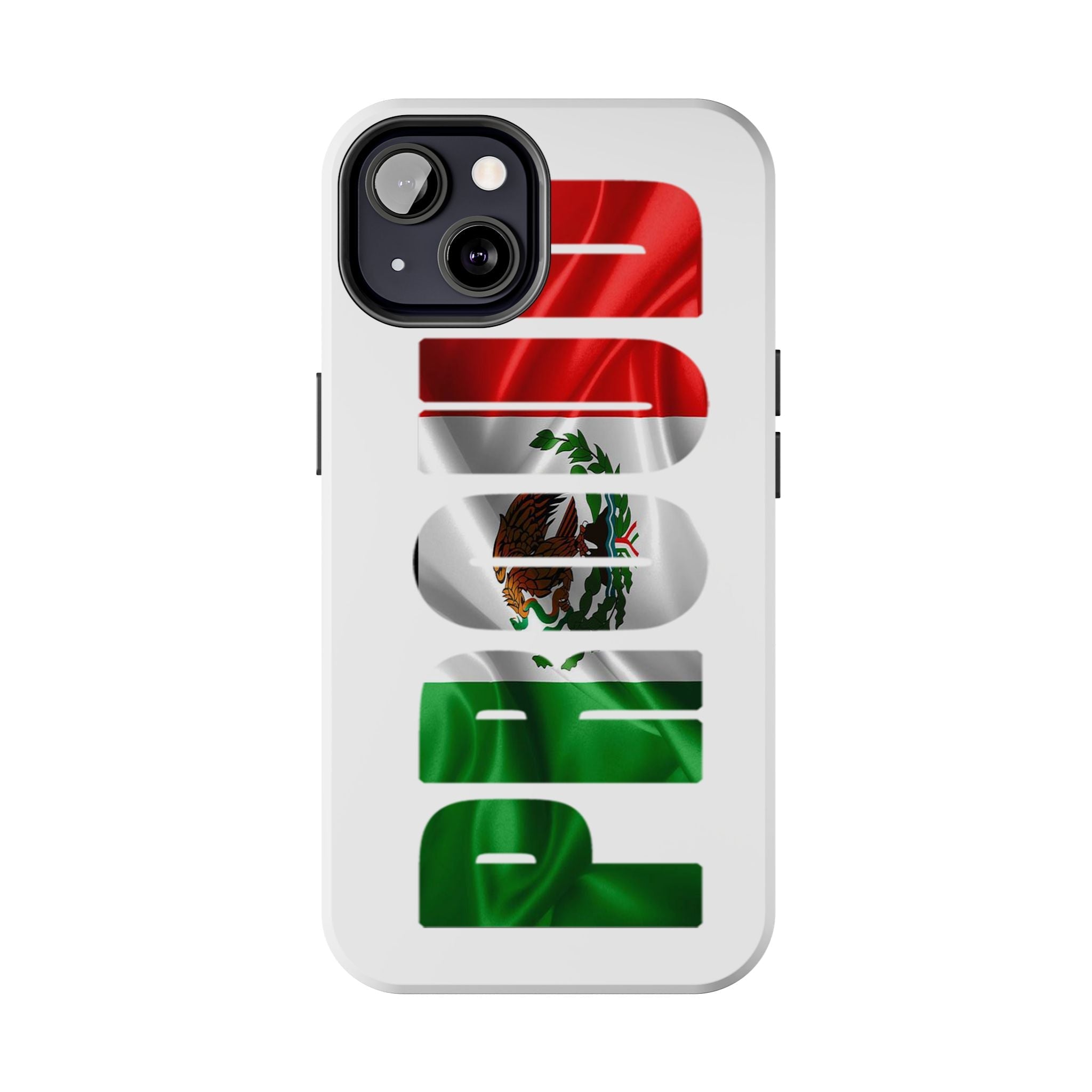 Mexico Pride Tough Phone Case — Mexican Flag Vertical 'PRIDE' Design Printify Phone Case  314 Originals