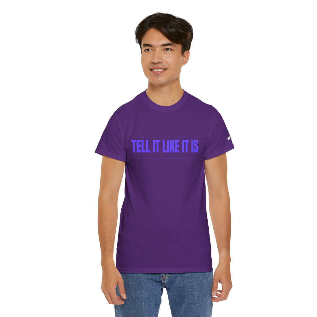 Tell It Like It Is Podcast — Bold Statement Graphic T‑Shirt ("No Scripts… No Filters… No Bullsh*t") Printify T-Shirt  314 Originals