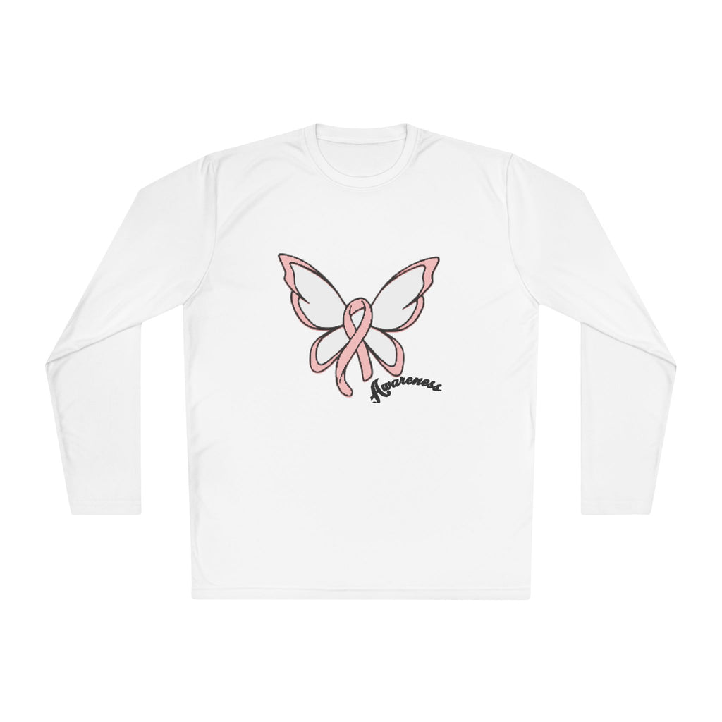 Breast Cancer Awareness Butterfly Long Sleeve Tee - 314 Originals
