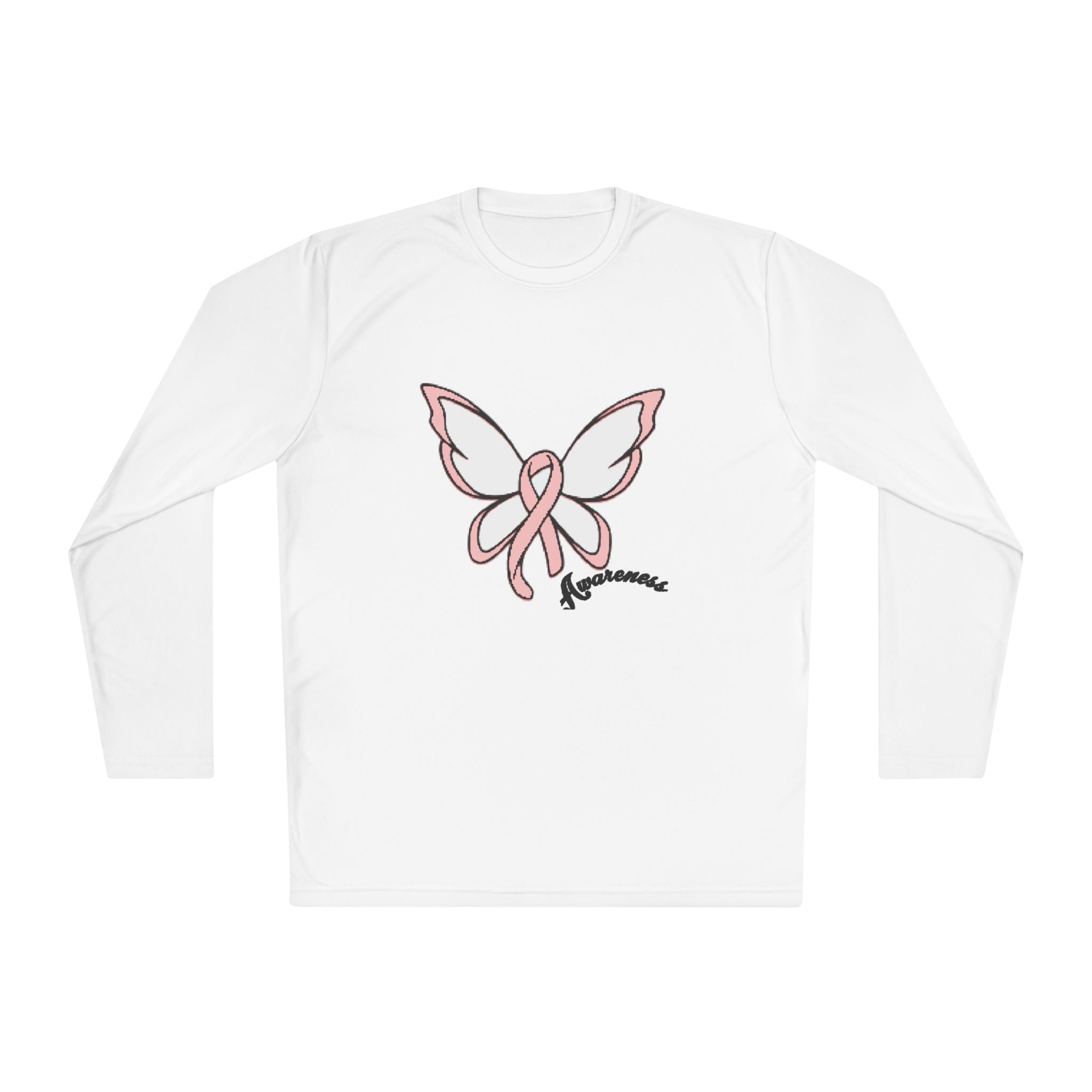 Breast Cancer Awareness Butterfly Long Sleeve Tee - 314 Originals