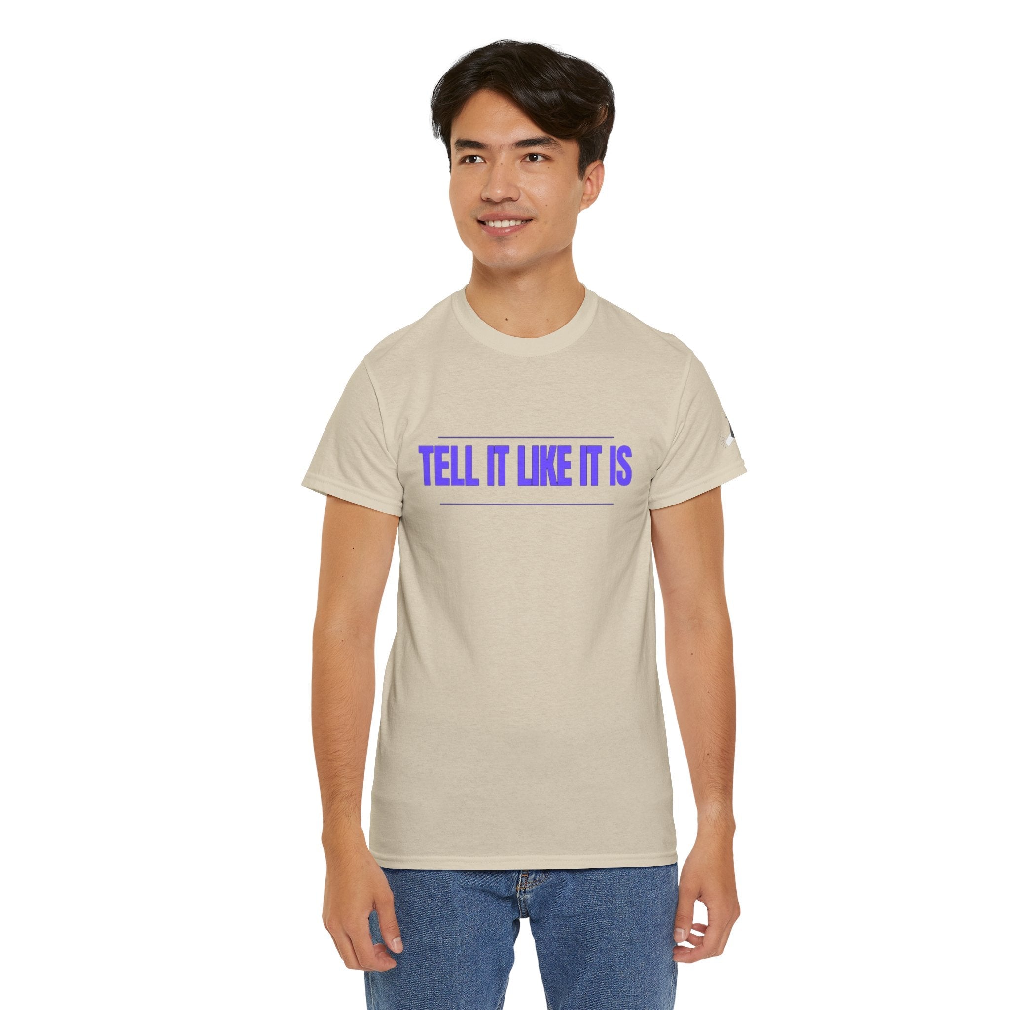 Tell It Like It Is Podcast — Bold Statement Graphic T‑Shirt ("No Scripts… No Filters… No Bullsh*t") Printify T-Shirt  314 Originals
