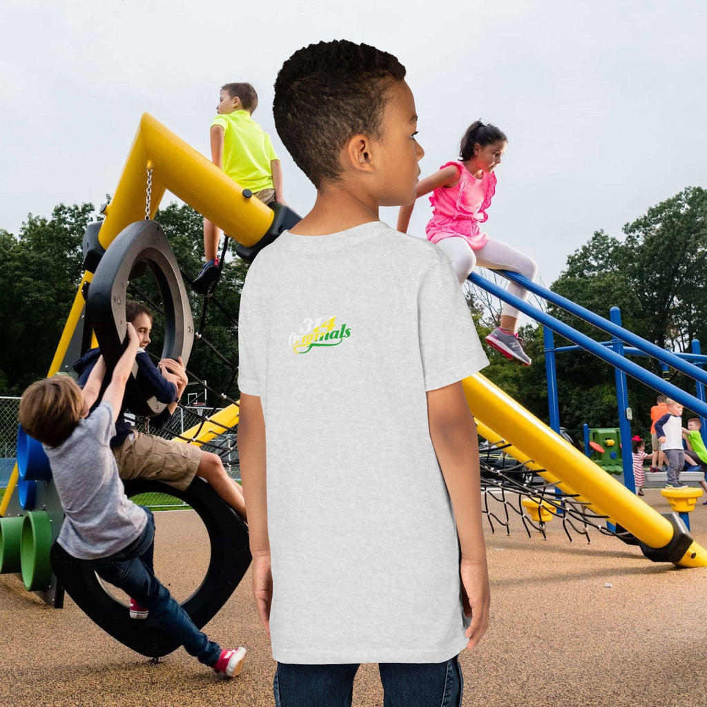 Boys "Favorite Kid" Retro Yellow & Green Graphic T-Shirt - 314 Originals