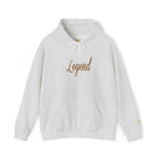 Legend Script Hoodie-Cozy Pullover with Gold Text - 314 Originals