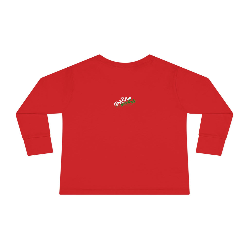 Santa's Little Helper Toddler Long Sleeve Tee - 314 Originals