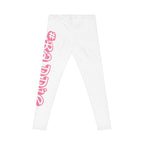 #Baddie Pink Script Leggings — Women's Casual Graphic Leggings - 314 Originals