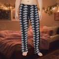 Men's Black All-Over Print Pajama Pants — Retro '314' Script Pattern Loungewear - 314 Originals