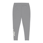 Grey Plus Size Leggings — Subtle Side Script Graphic, Comfortable Everyday Activewear - 314 Originals