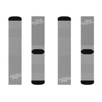 Grey Sublimation Socks with '314 Originals' Script — Athletic Crew Socks - 314 Originals