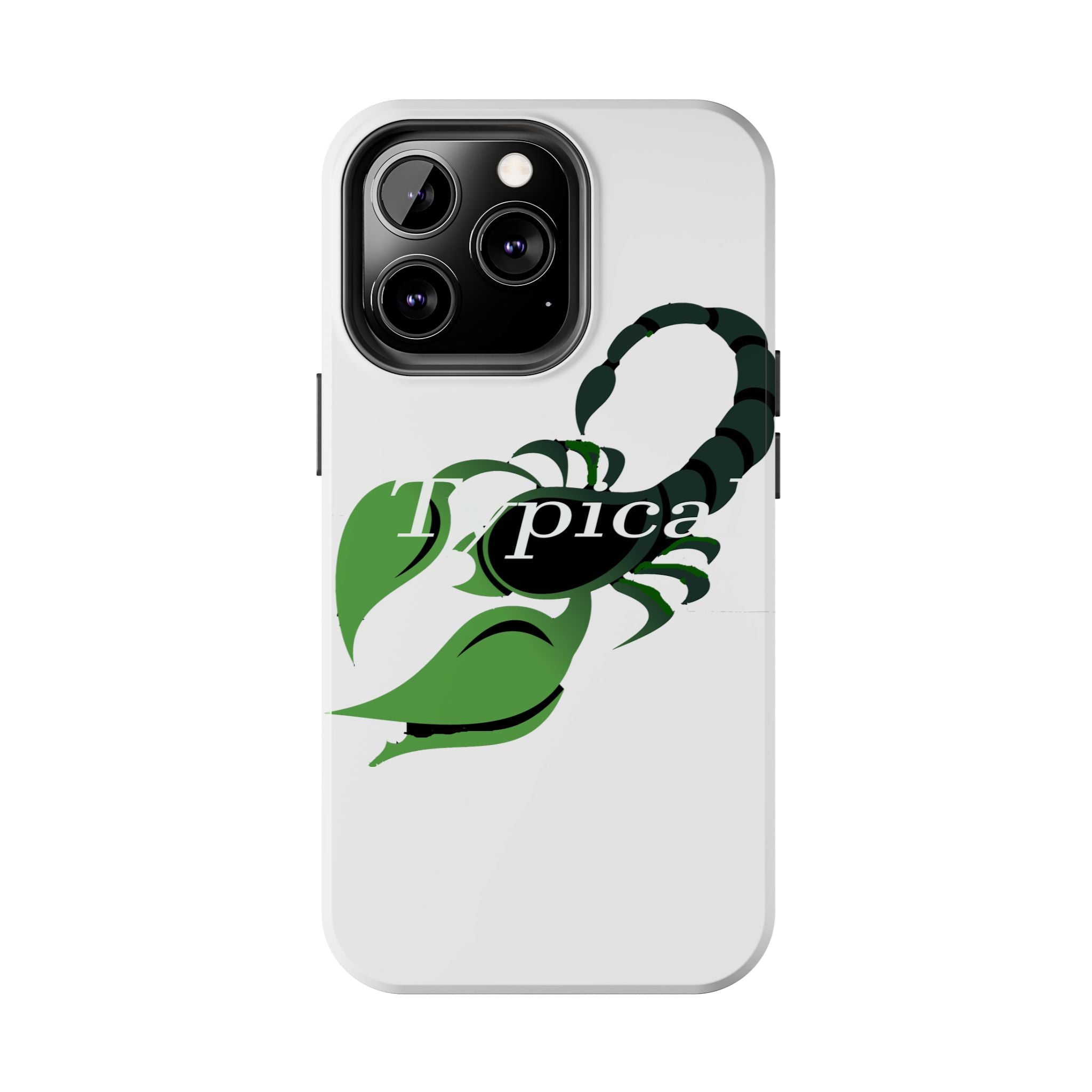 Scorpio Zodiac Tough Phone Case — Green Scorpion "Typical" Design Printify Phone Case  314 Originals