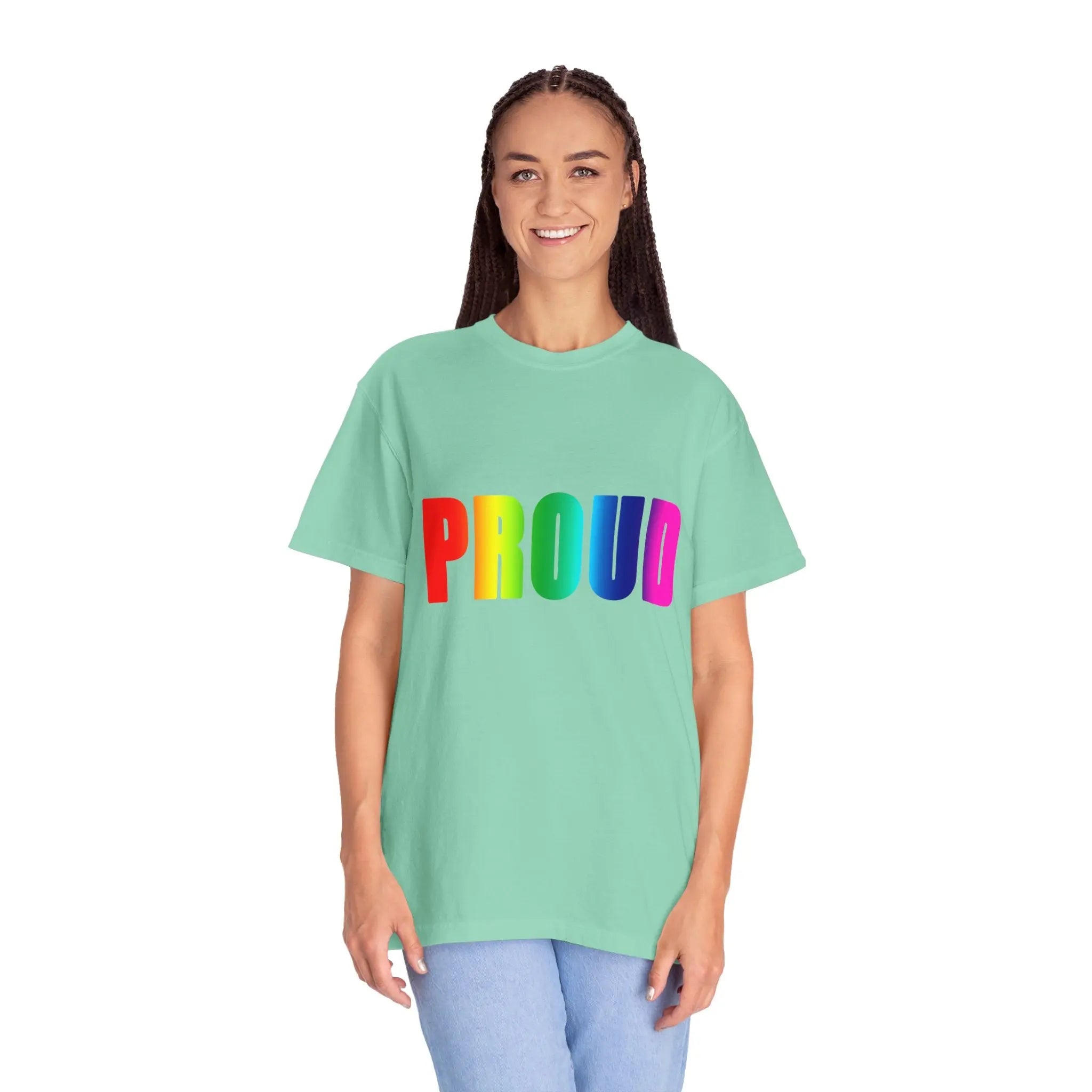 PROUD Garment-Dyed T-shirt Printify
