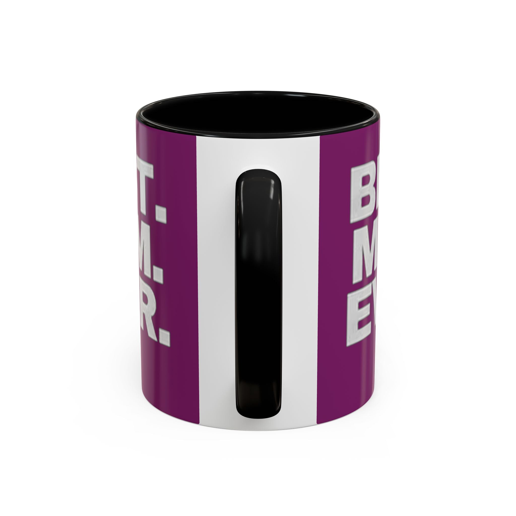 Best. Mom. Ever. Purple Accent Coffee Mug Printify Mug  314 Originals