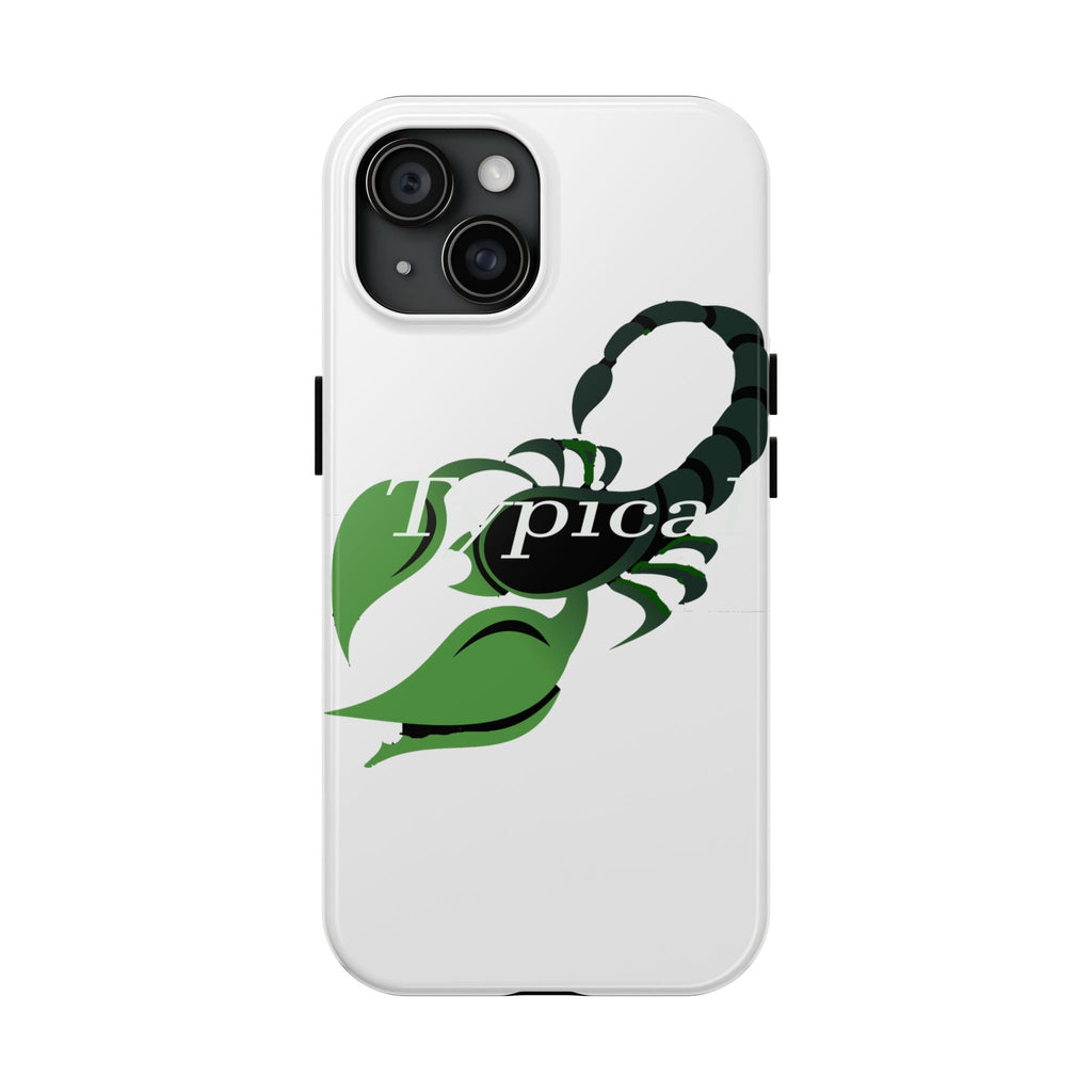 Scorpio Zodiac Tough Phone Case — Green Scorpion "Typical" Design Printify Phone Case  314 Originals