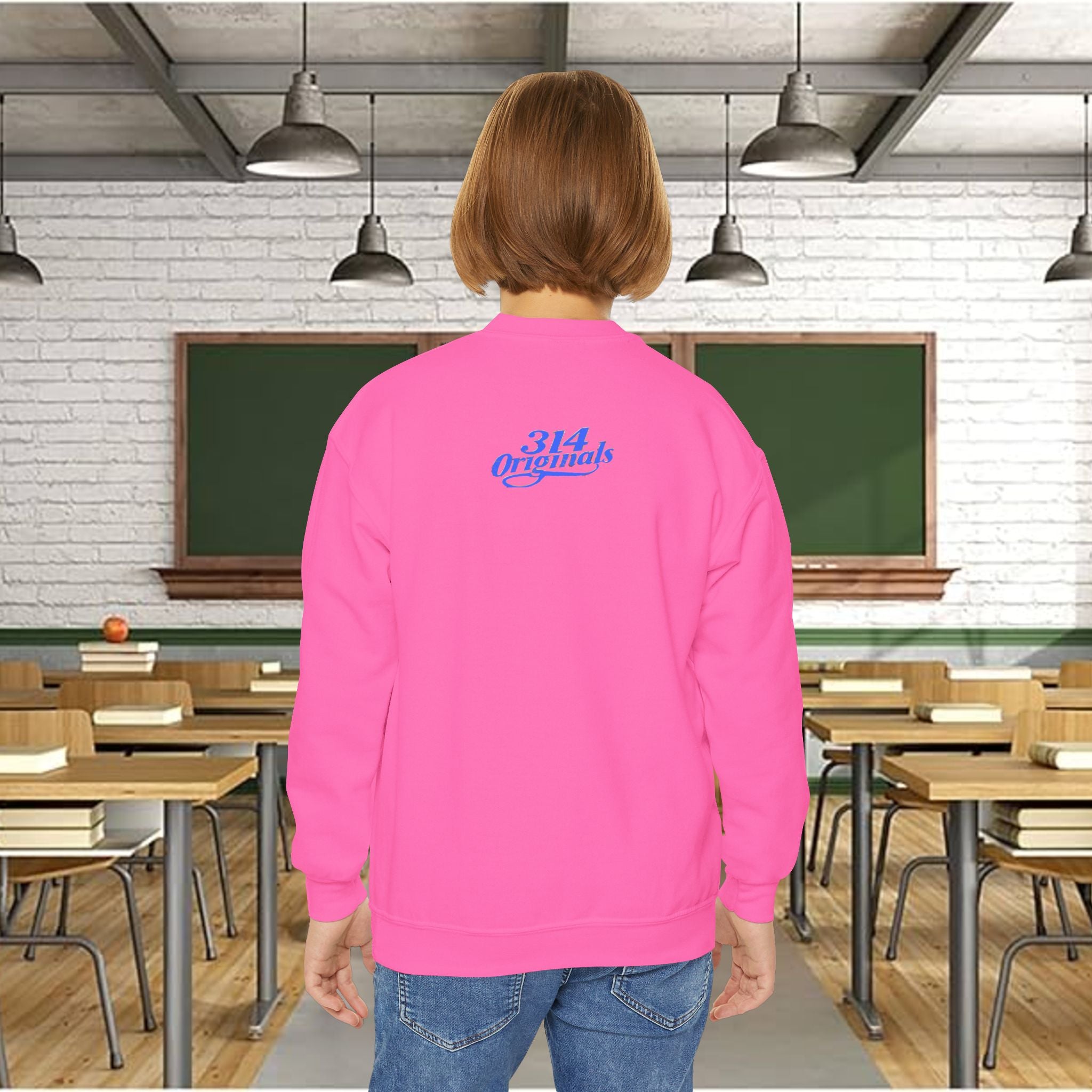 Class of 2026 Youth Crewneck Sweatshirt – Graduation Bear Design