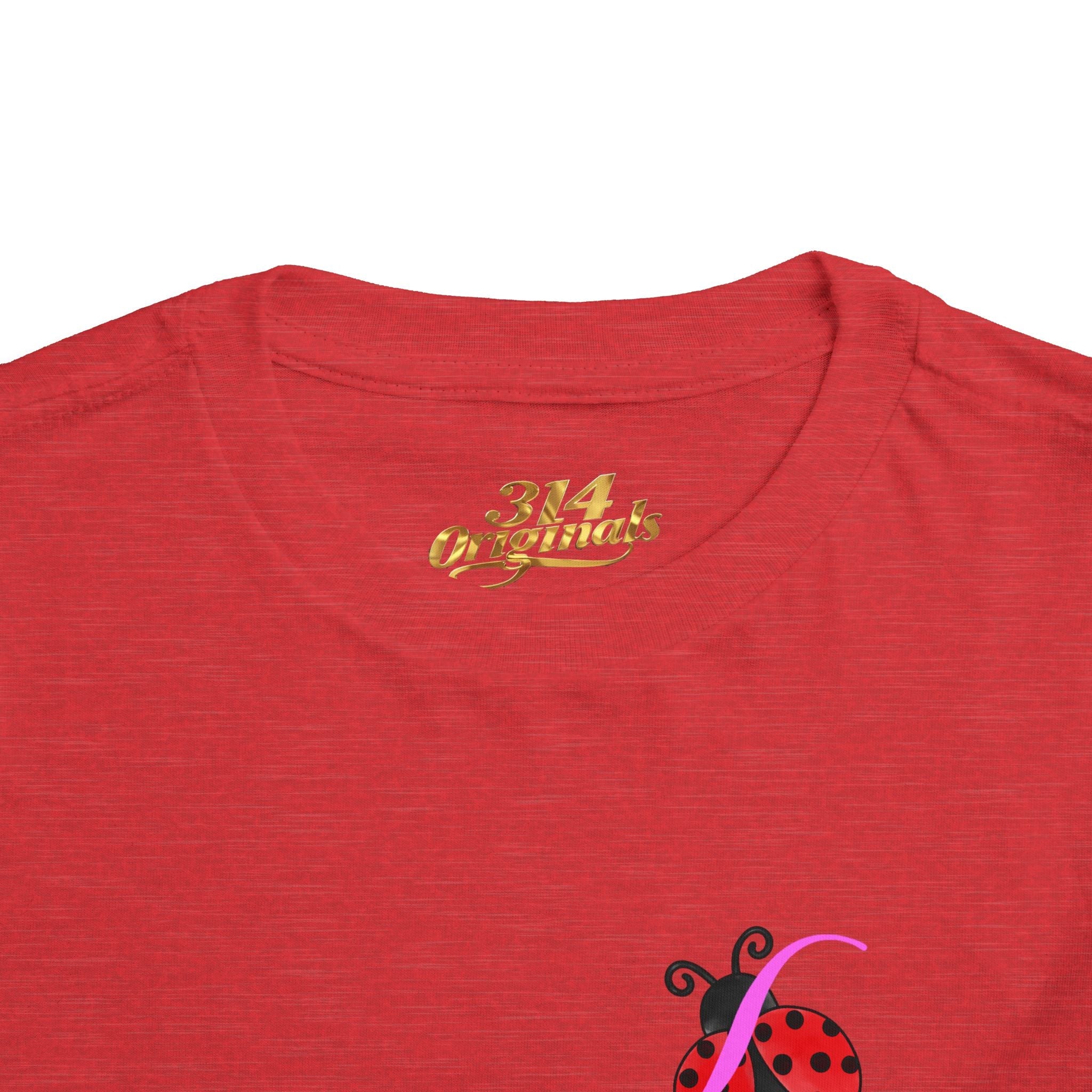 Toddler Tee — Cute Ladybug Graphic Kids Shirt Printify Kids clothes  314 Originals