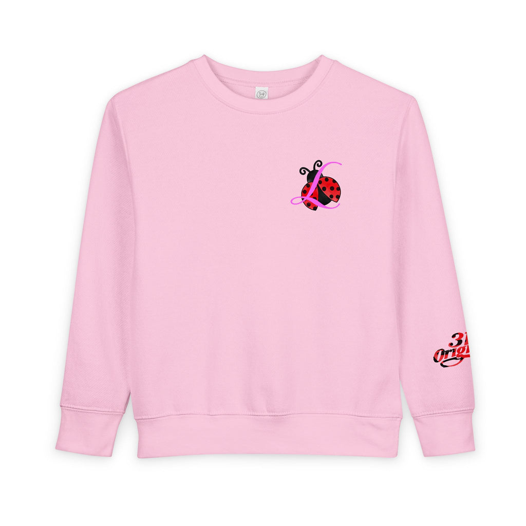 Toddler Sweatshirt — Cute Ladybug Graphic Crewneck for Kids - 314 Originals