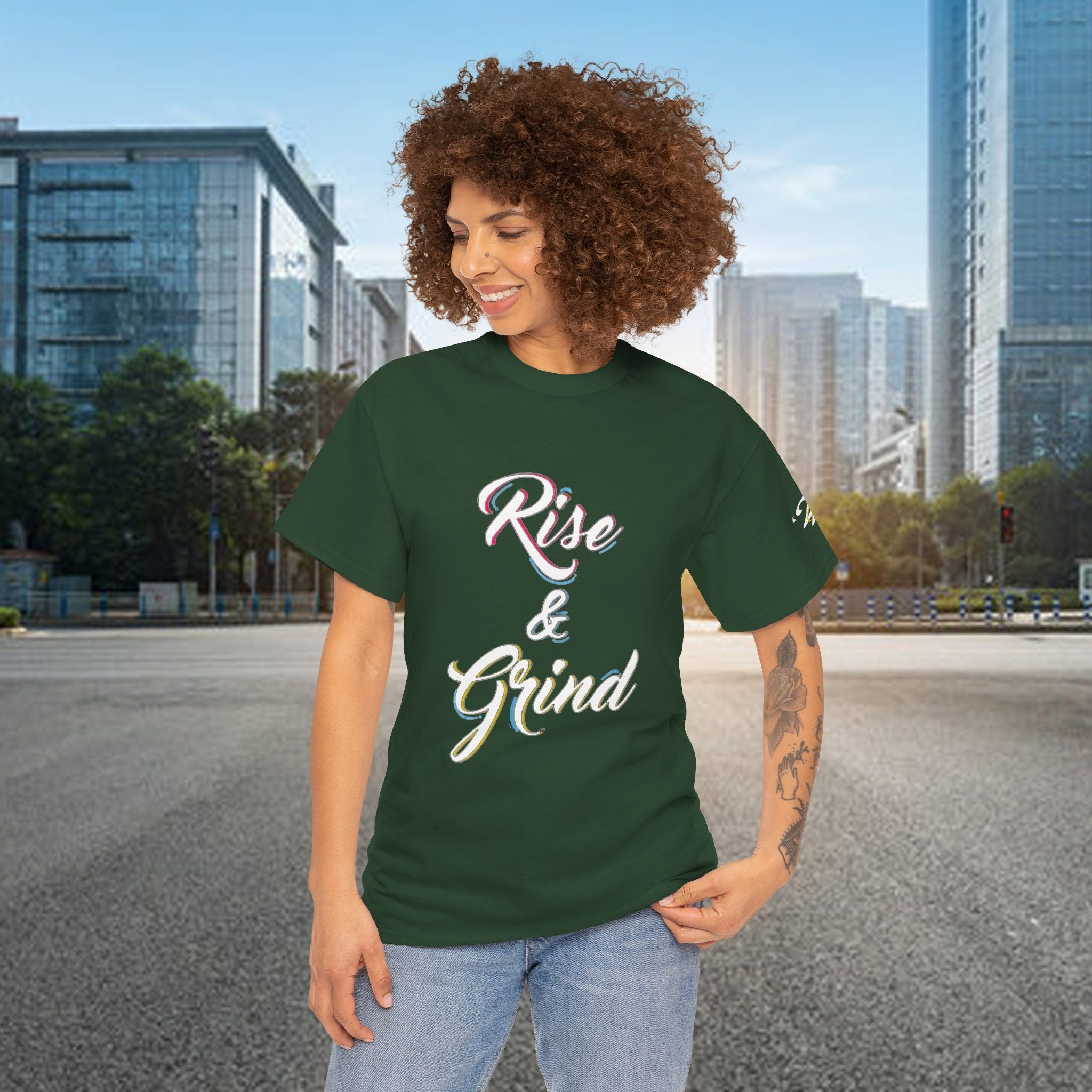 Rise & Grind T-Shirt — Motivational Graphic Tee for Hustle Mindset - 314 Originals