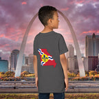"From the Lou and I'm... Proud" St. Louis Flag Kids Shirt - 314 Originals