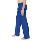 Men's Blue Pajama Pants — Embroidered 'AA' Lounge Sleepwear - 314 Originals