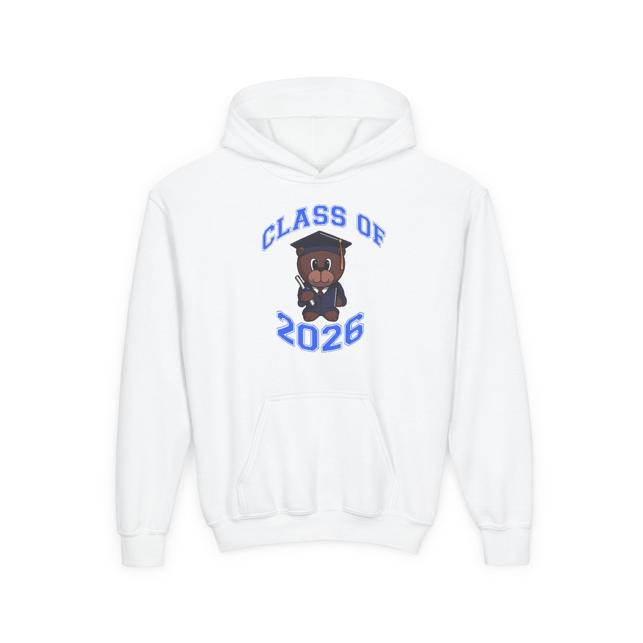 Youth Hoodie - 'Class of 2026' Graduation Bear Hoodie with '314 Originals' Back Print