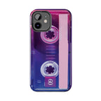 Retro Cassette Tough Phone Case — 80s Vintage Tape Design, Protective iPhone Cover - 314 Originals