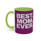 Best. Mom. Ever. Purple Accent Coffee Mug Printify Mug  314 Originals