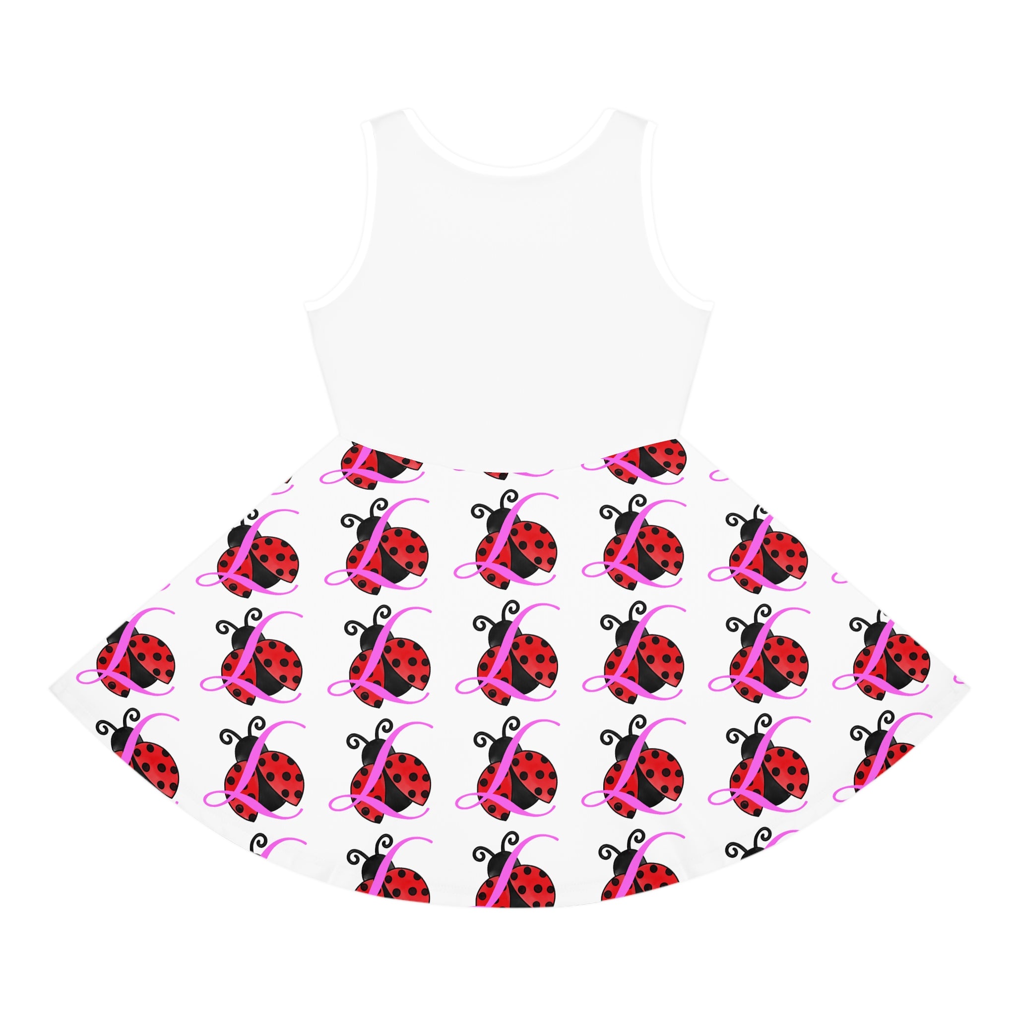 Girls' Ladybug Print Sundress — Cute Sleeveless Summer Dress for Kids - 314 Originals