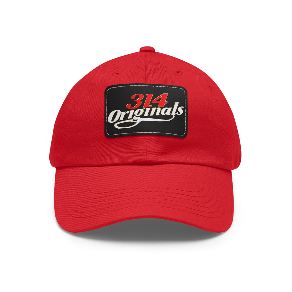 Leather Patch Dad Hat — "314 Originals" Retro Baseball Cap - 314 Originals