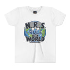 "Nerds Rule the World" Graphic Youth Girls Tee Shirt