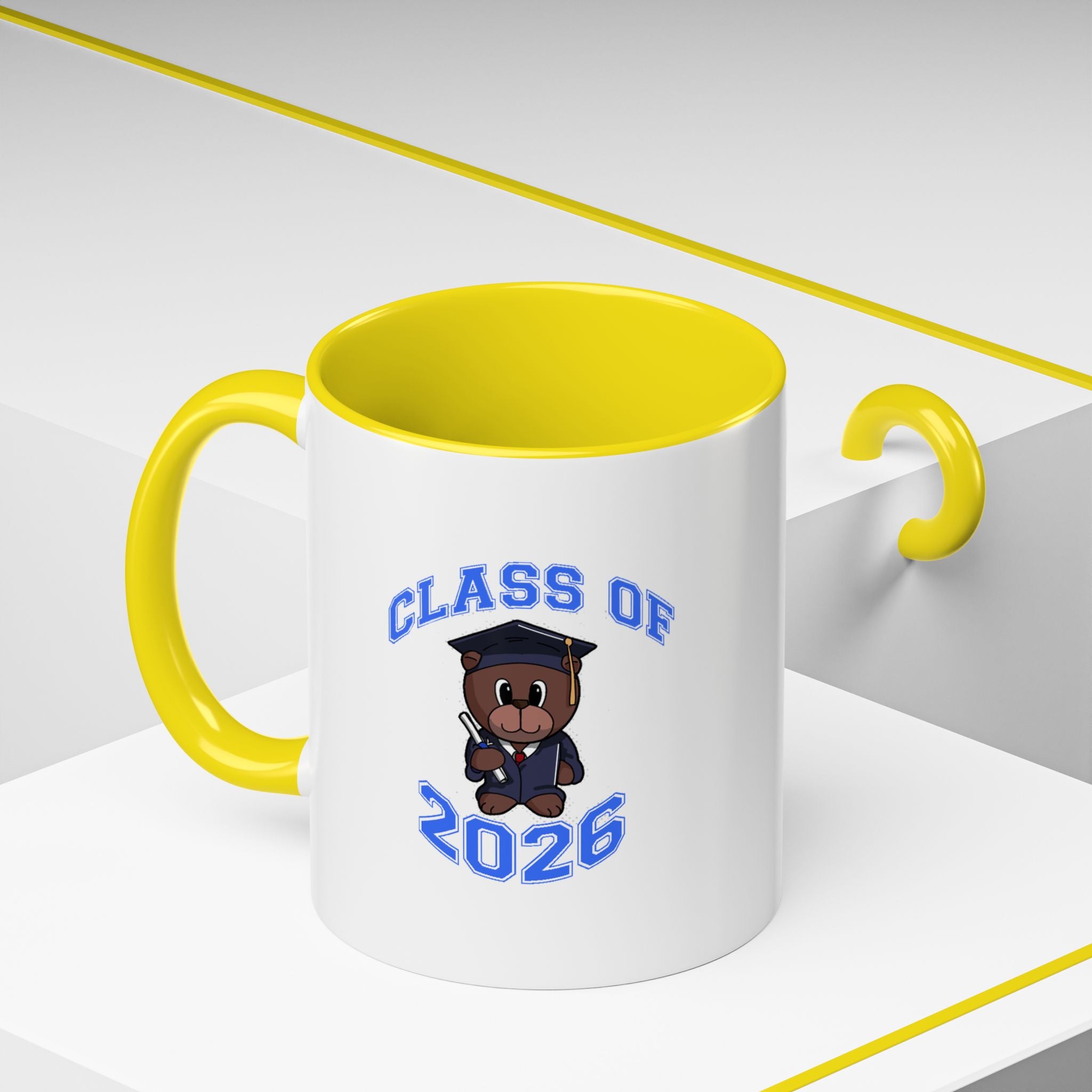 Graduation 2026 Accent Coffee Mug — Class of 2026 Grad Gift