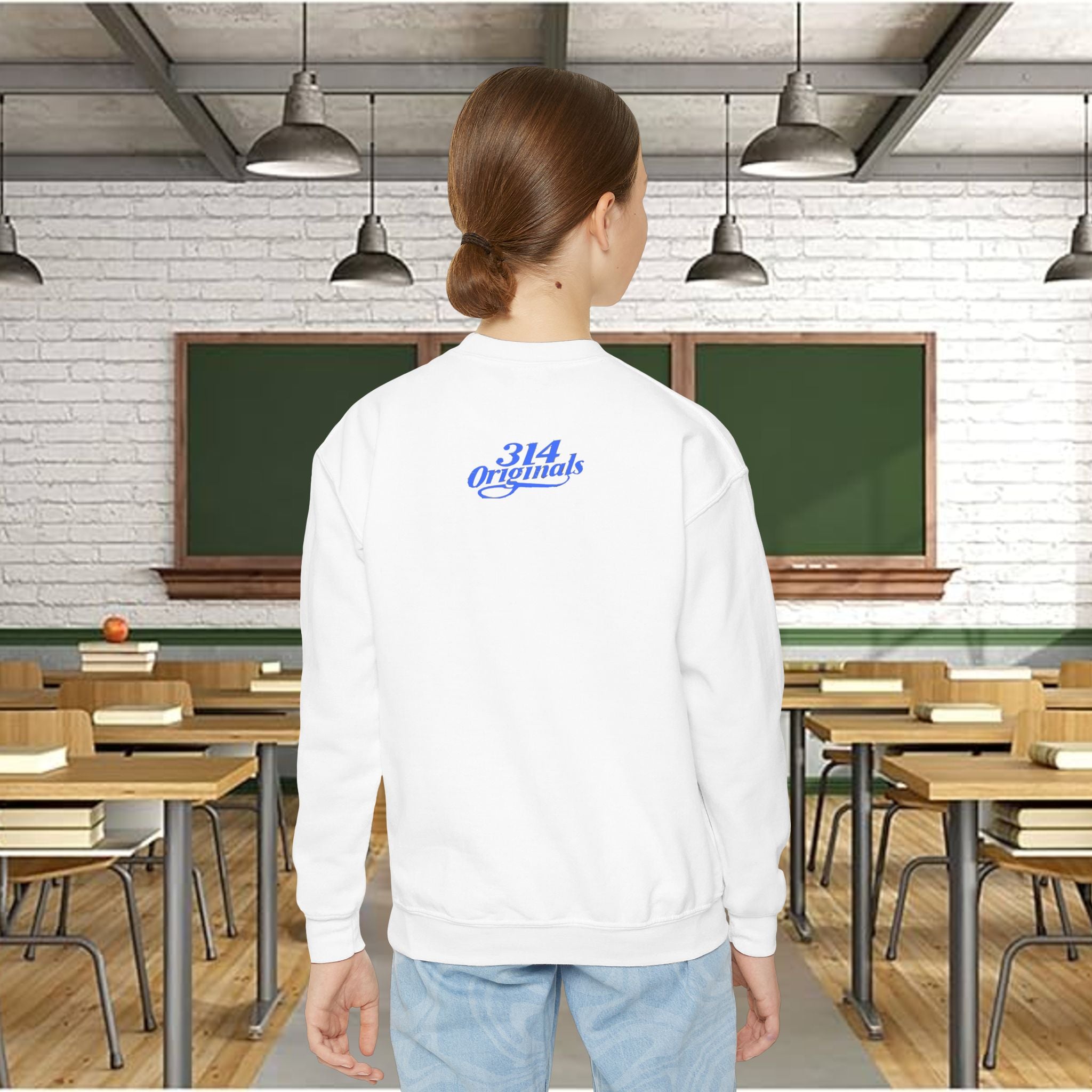 Class of 2026 Youth Crewneck Sweatshirt – Graduation Bear Design