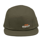 Retro Script Logo Embroidered 5-Panel Cap — - 314 Originals