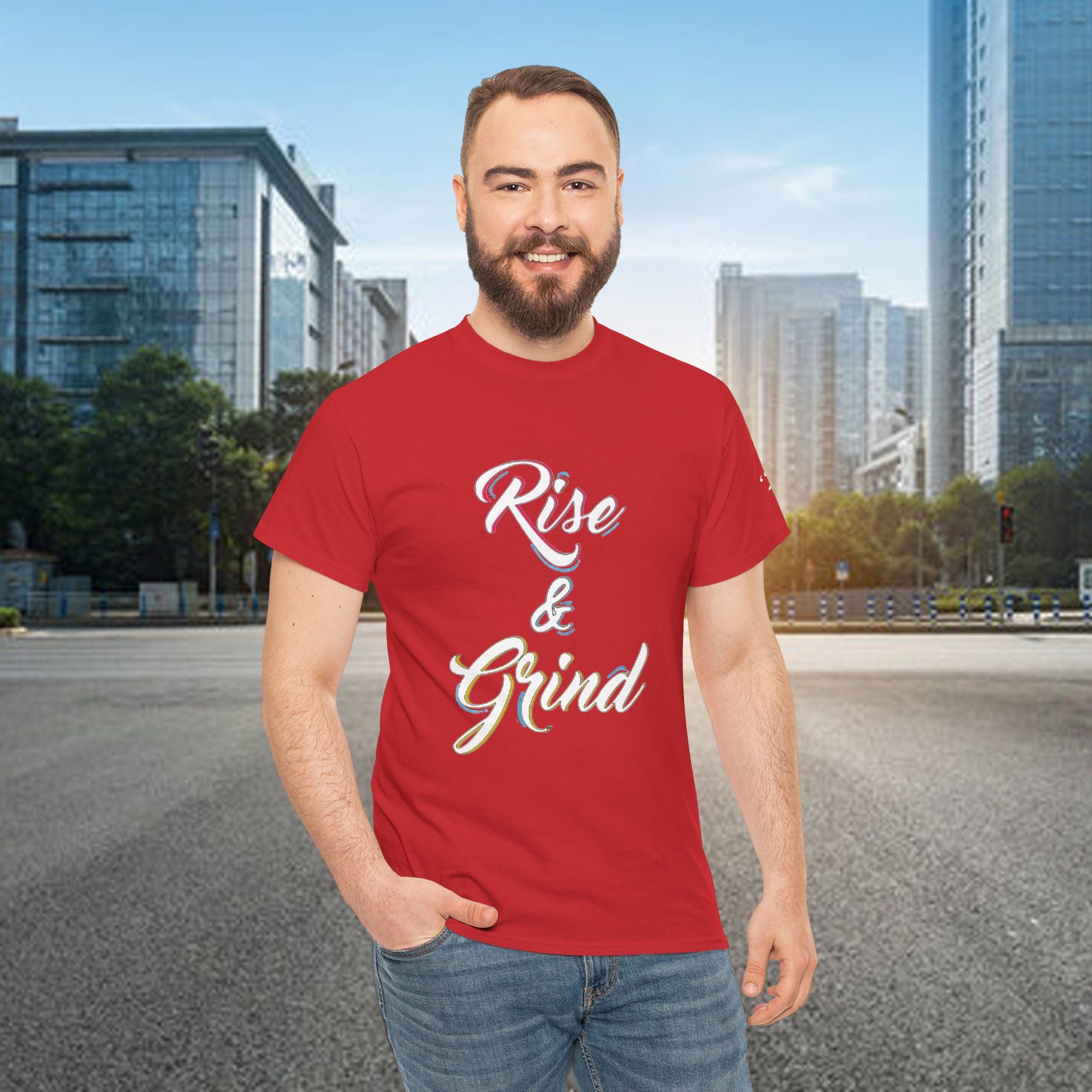 Rise & Grind T-Shirt — Motivational Graphic Tee for Hustle Mindset - 314 Originals