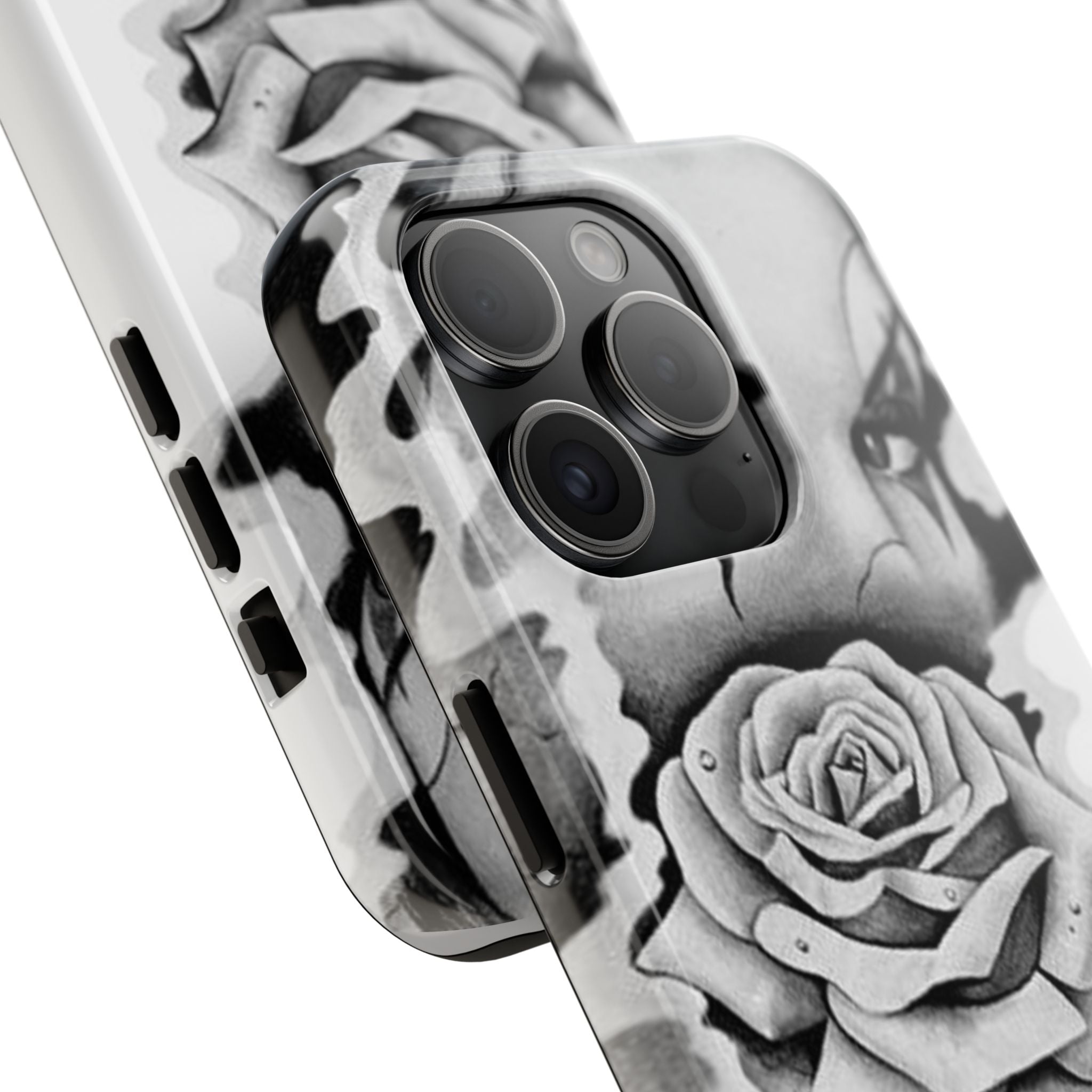 Noir Clown Face with Rose Shockproof Phone Cover - 314 Originals