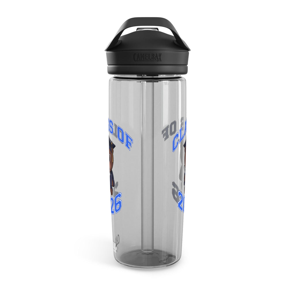 Class of 2026 Graduation Bear Design Water Bottle