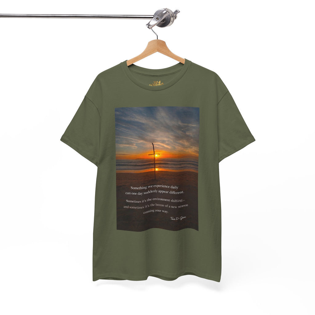 Sunset Beach Quote T‑Shirt — Inspirational Ocean Sunrise Tee - 314 Originals