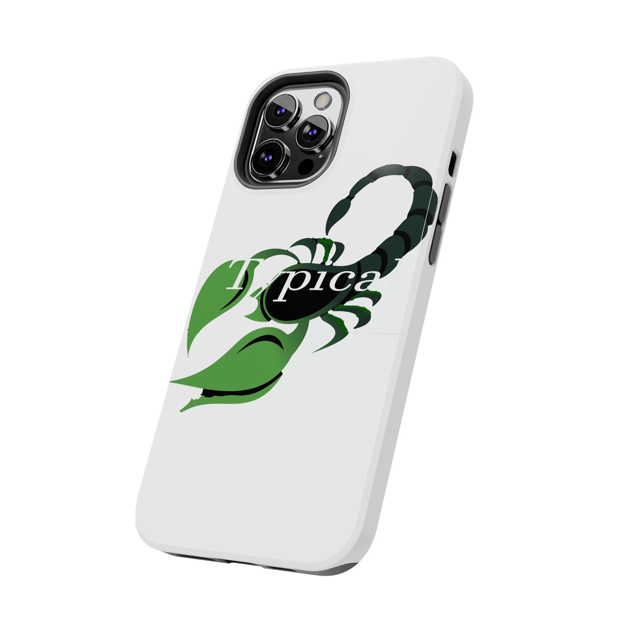 Scorpio Zodiac Tough Phone Case — Green Scorpion "Typical" Design Printify Phone Case  314 Originals